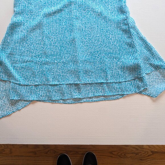 Fever, Size Small, Sky Blue and White Tunic - Picture 11 of 12